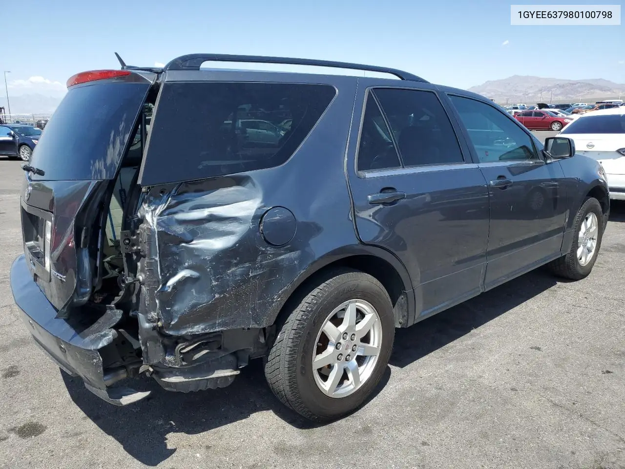 2008 Cadillac Srx VIN: 1GYEE637980100798 Lot: 59759505
