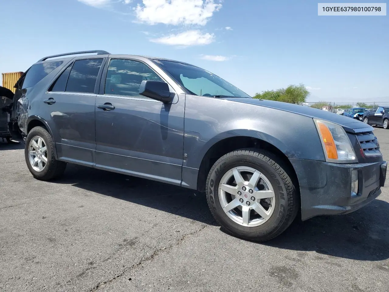 2008 Cadillac Srx VIN: 1GYEE637980100798 Lot: 59759505