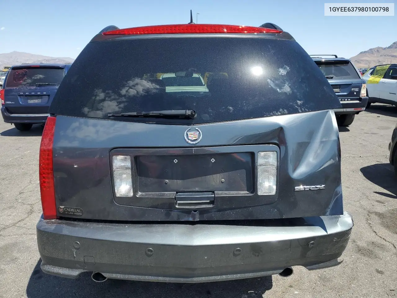 2008 Cadillac Srx VIN: 1GYEE637980100798 Lot: 59759505