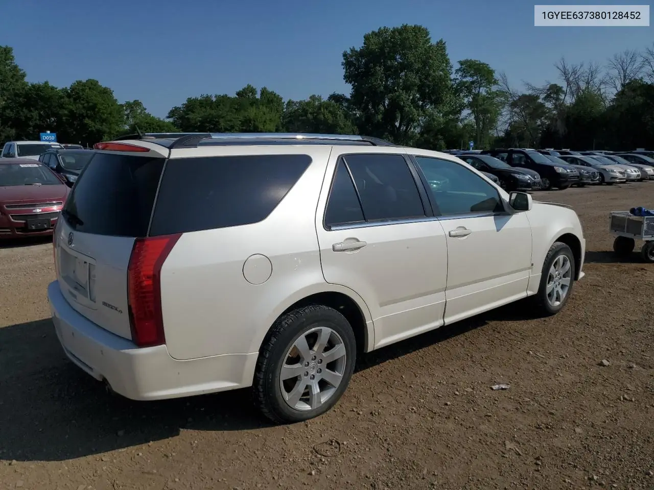 2008 Cadillac Srx VIN: 1GYEE637380128452 Lot: 60205385