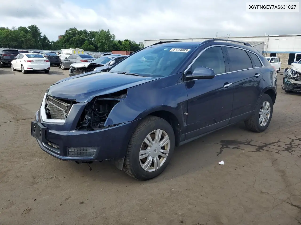 2010 Cadillac Srx VIN: 3GYFNGEY7AS631027 Lot: 61184885