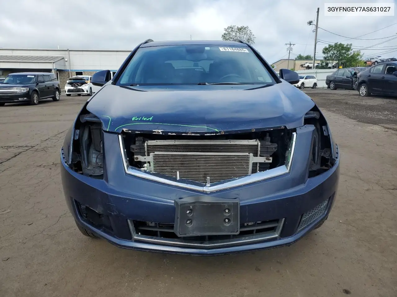 2010 Cadillac Srx VIN: 3GYFNGEY7AS631027 Lot: 61184885