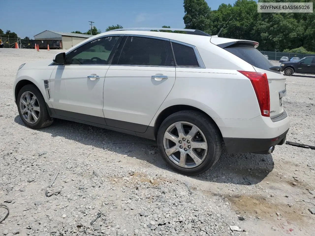 2010 Cadillac Srx Premium Collection VIN: 3GYFNKE43AS565026 Lot: 62680945