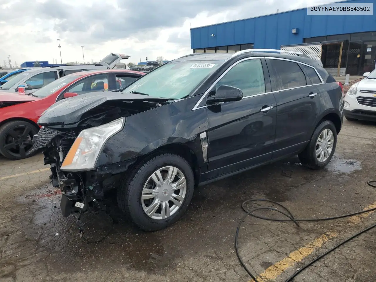 2011 Cadillac Srx Luxury Collection VIN: 3GYFNAEY0BS543502 Lot: 54836635