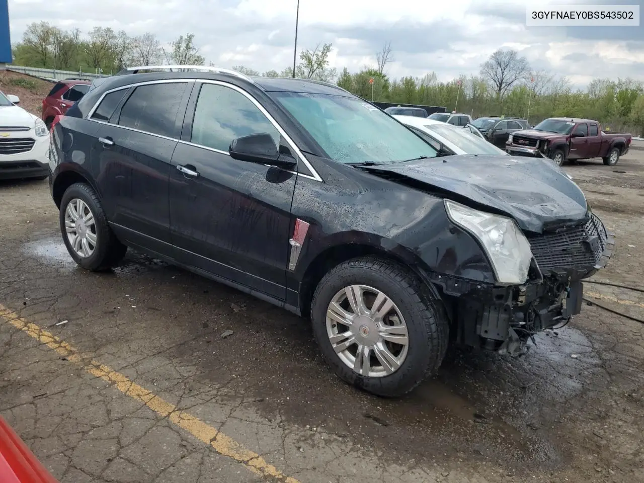 2011 Cadillac Srx Luxury Collection VIN: 3GYFNAEY0BS543502 Lot: 54836635