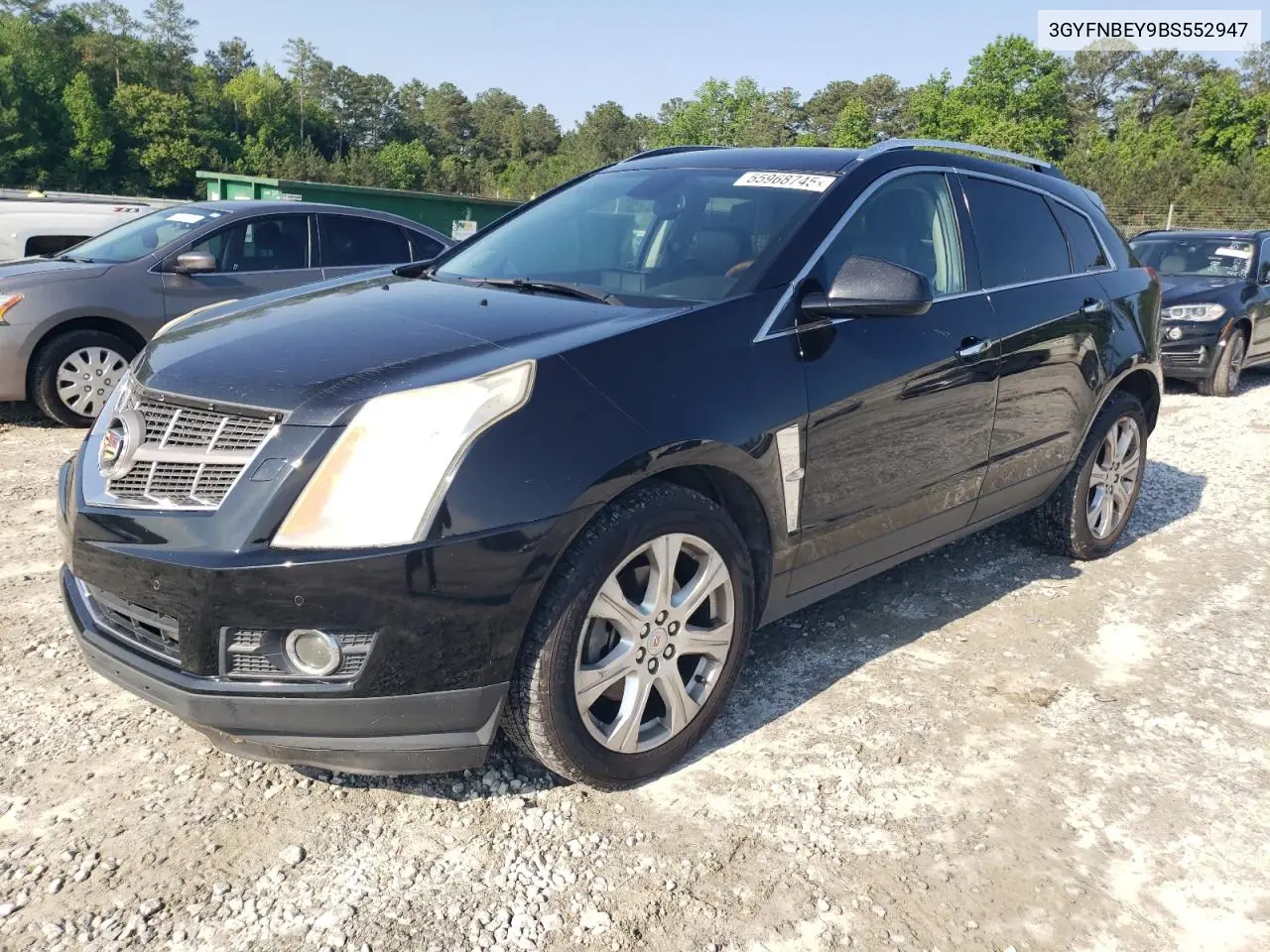 2011 Cadillac Srx Performance Collection VIN: 3GYFNBEY9BS552947 Lot: 55968745