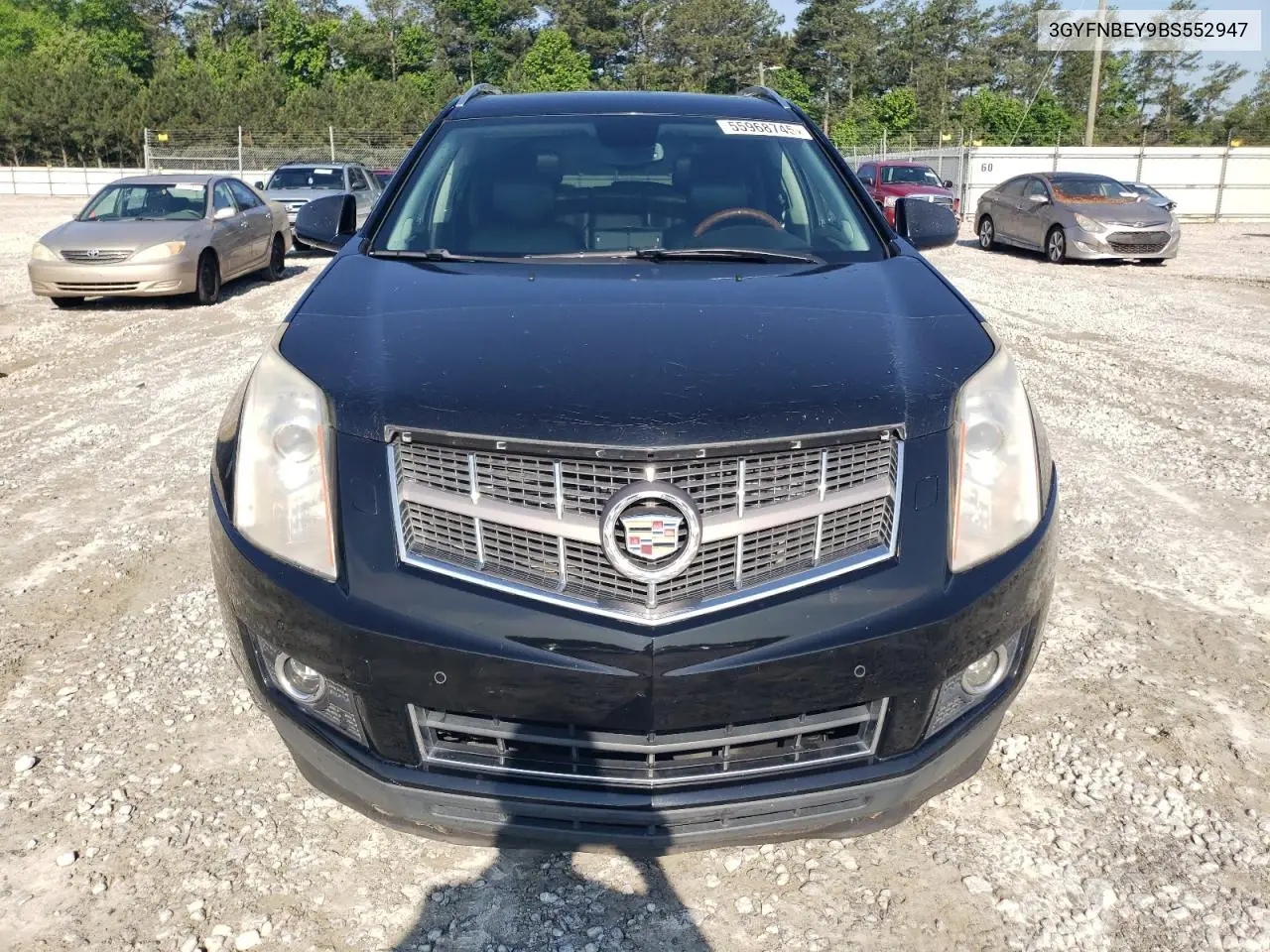 2011 Cadillac Srx Performance Collection VIN: 3GYFNBEY9BS552947 Lot: 55968745