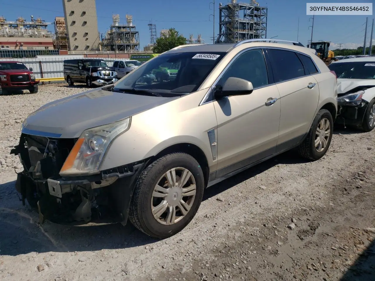 2011 Cadillac Srx Luxury Collection VIN: 3GYFNAEY4BS546452 Lot: 56349505