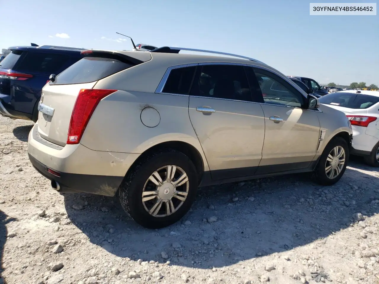 2011 Cadillac Srx Luxury Collection VIN: 3GYFNAEY4BS546452 Lot: 56349505