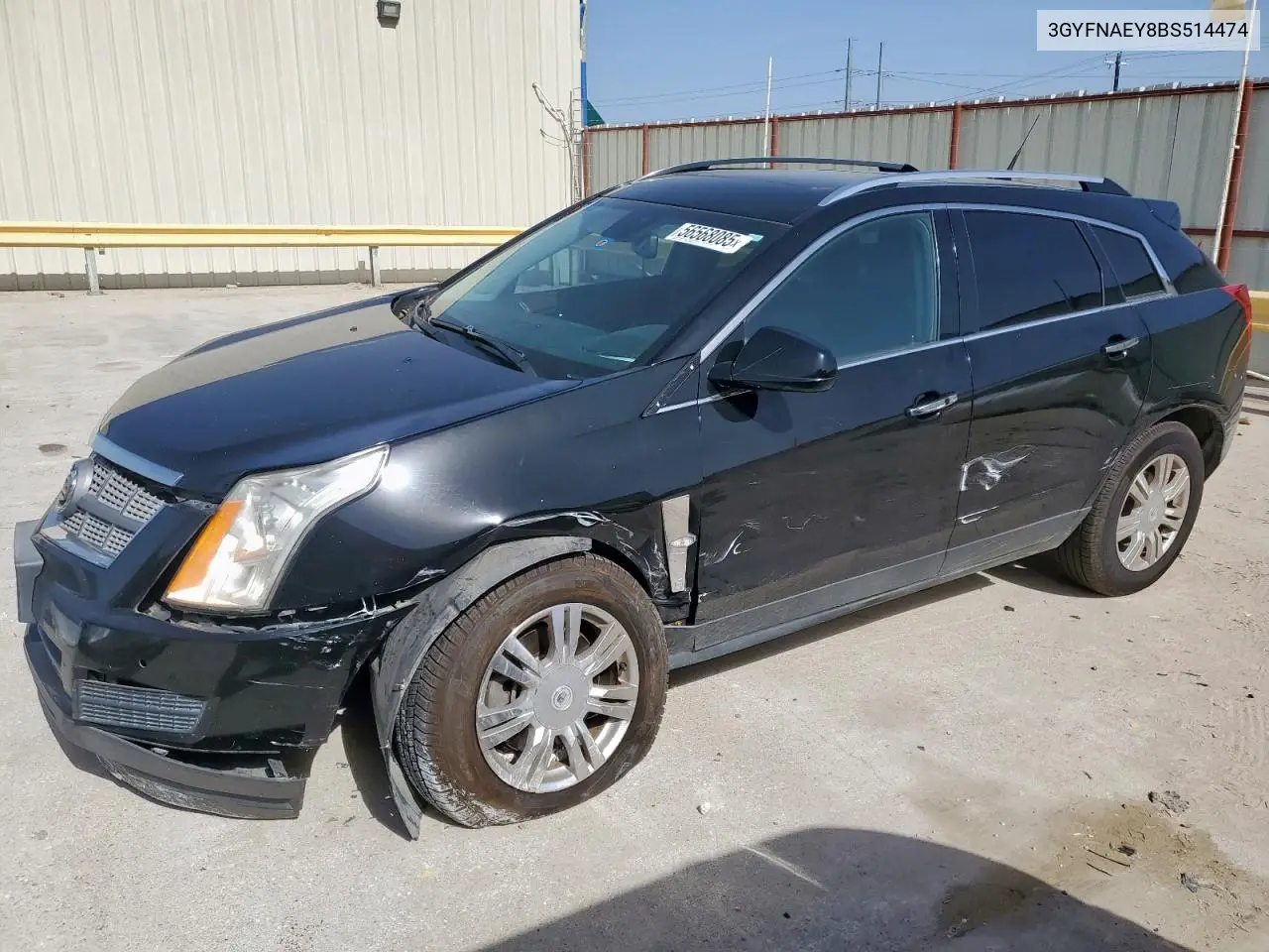 2011 Cadillac Srx Luxury Collection VIN: 3GYFNAEY8BS514474 Lot: 56568085