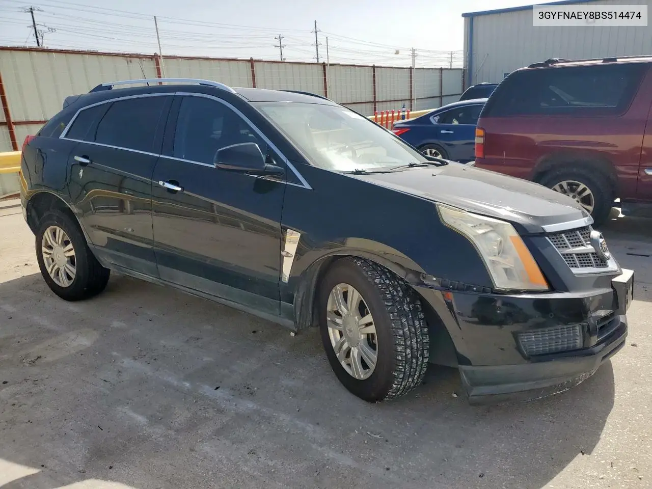 2011 Cadillac Srx Luxury Collection VIN: 3GYFNAEY8BS514474 Lot: 56568085