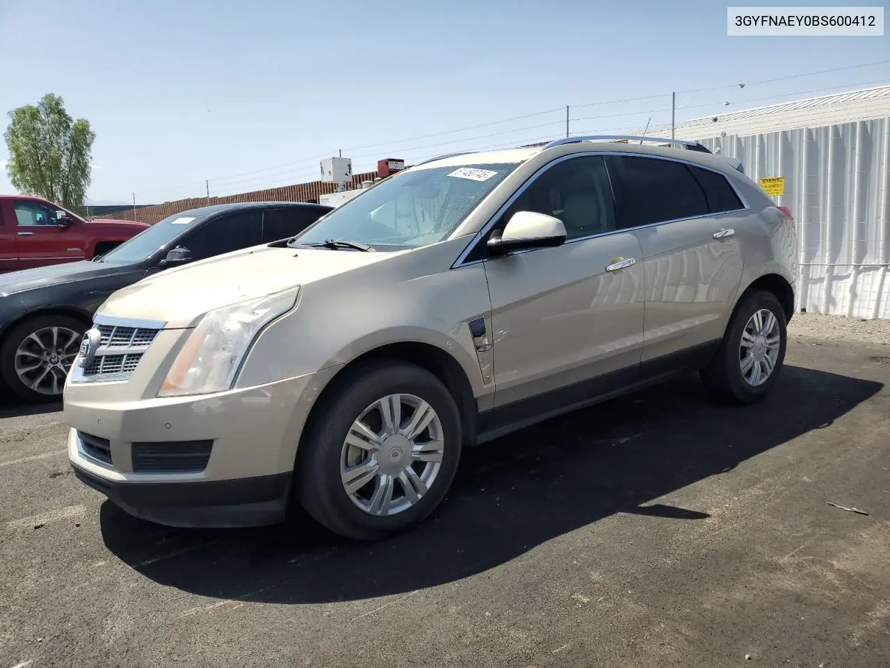 2011 Cadillac Srx Luxury Collection VIN: 3GYFNAEY0BS600412 Lot: 61460745