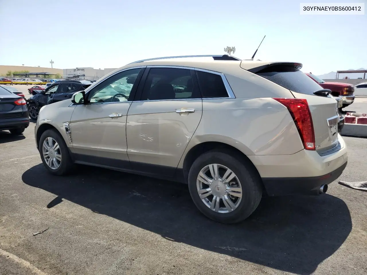 2011 Cadillac Srx Luxury Collection VIN: 3GYFNAEY0BS600412 Lot: 61460745