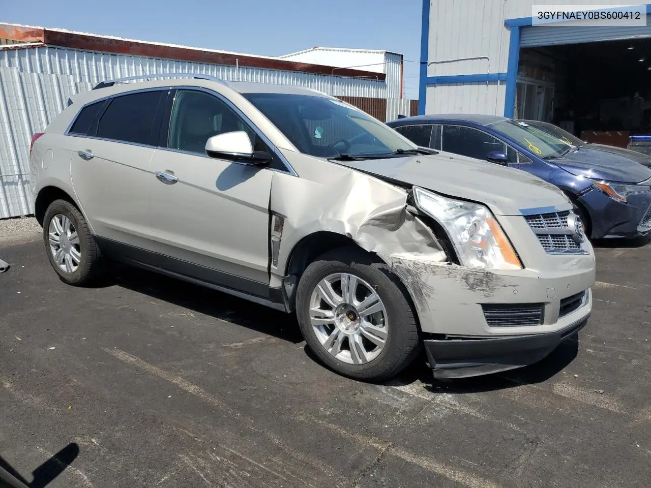 2011 Cadillac Srx Luxury Collection VIN: 3GYFNAEY0BS600412 Lot: 61460745