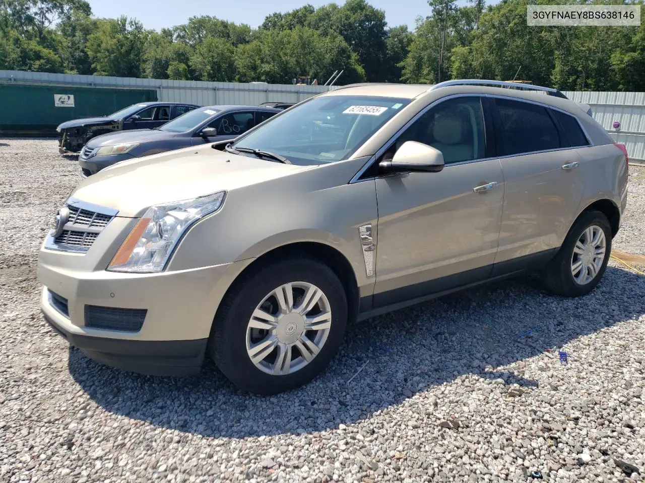 2011 Cadillac Srx Luxury Collection VIN: 3GYFNAEY8BS638146 Lot: 62165455