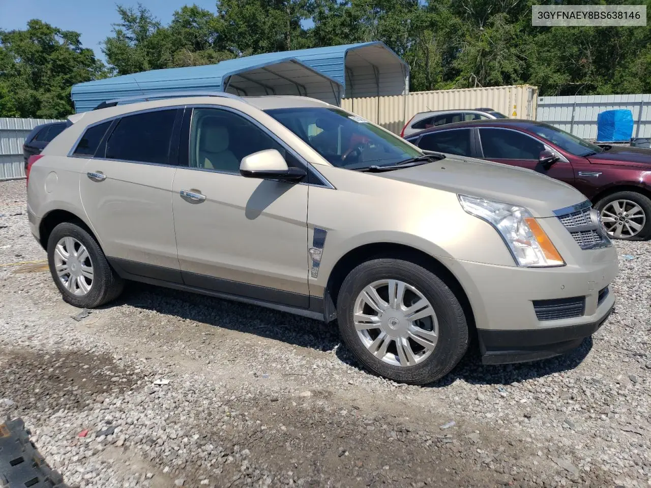 2011 Cadillac Srx Luxury Collection VIN: 3GYFNAEY8BS638146 Lot: 62165455