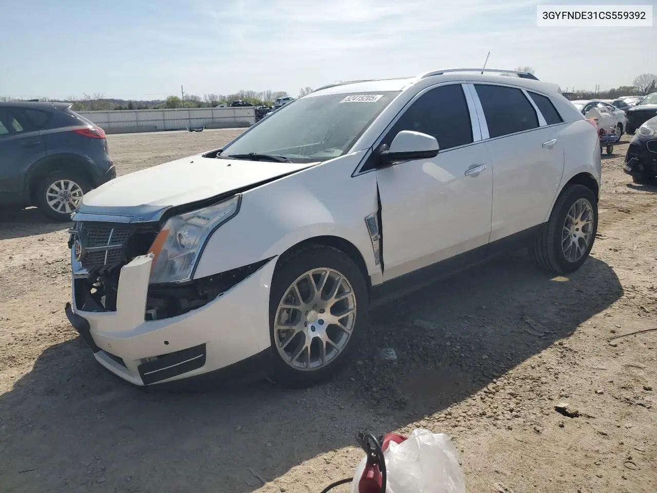 2012 Cadillac Srx Luxury Collection VIN: 3GYFNDE31CS559392 Lot: 52415205