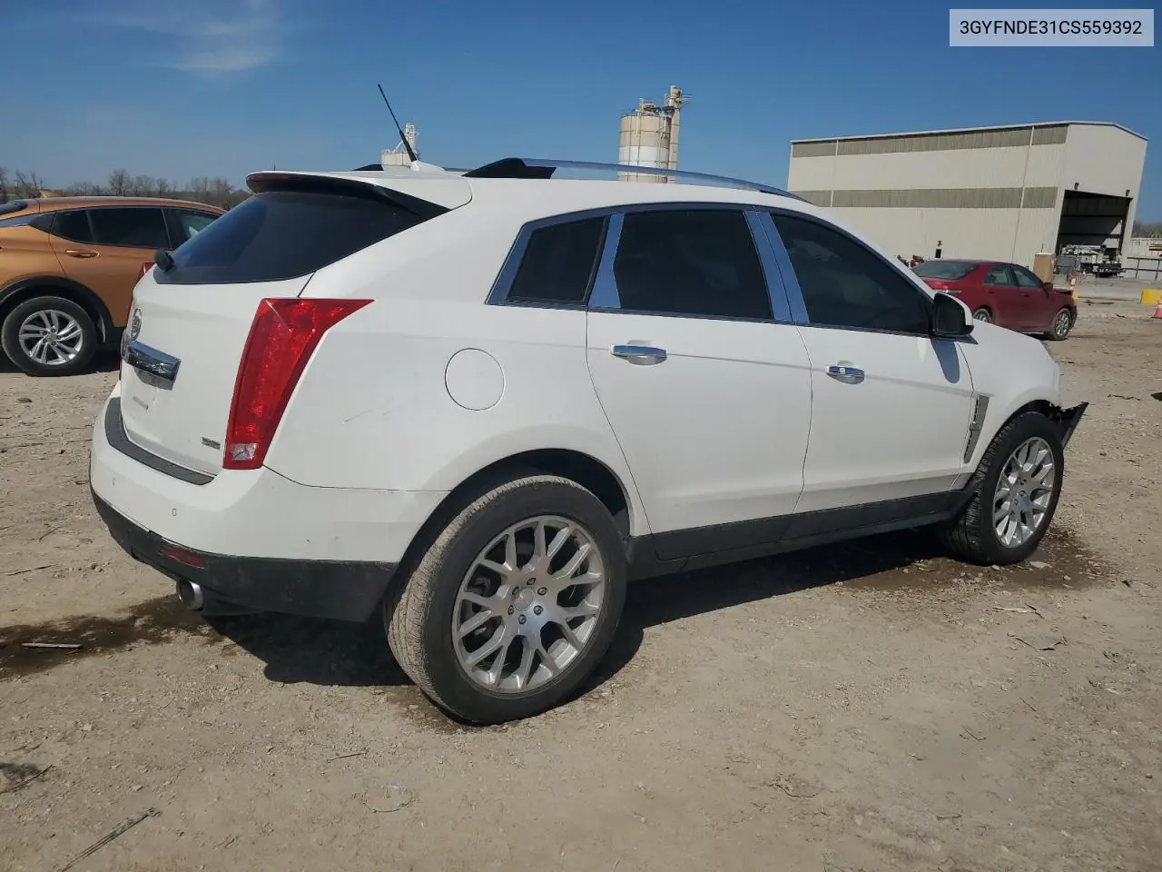2012 Cadillac Srx Luxury Collection VIN: 3GYFNDE31CS559392 Lot: 52415205