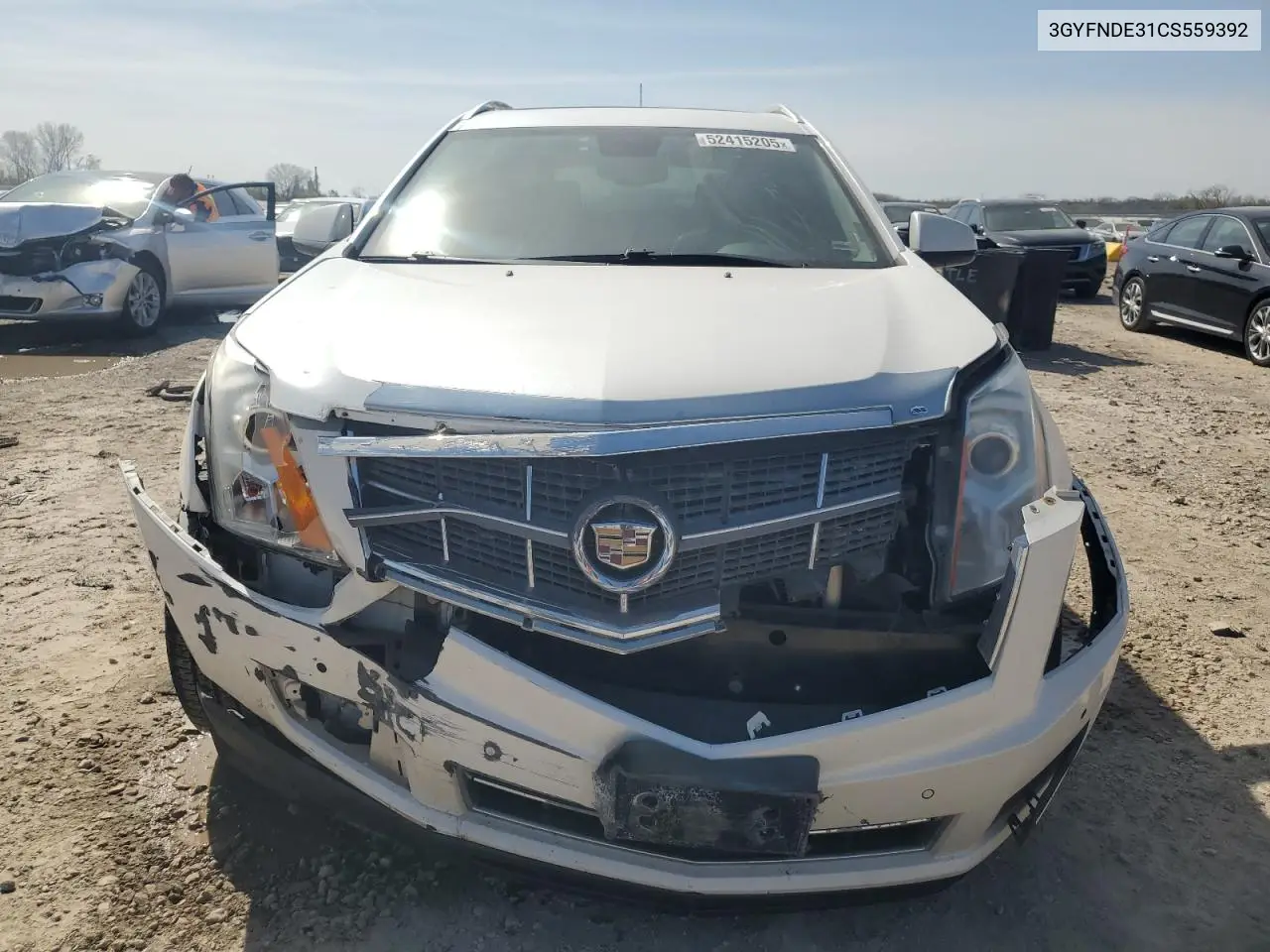 2012 Cadillac Srx Luxury Collection VIN: 3GYFNDE31CS559392 Lot: 52415205