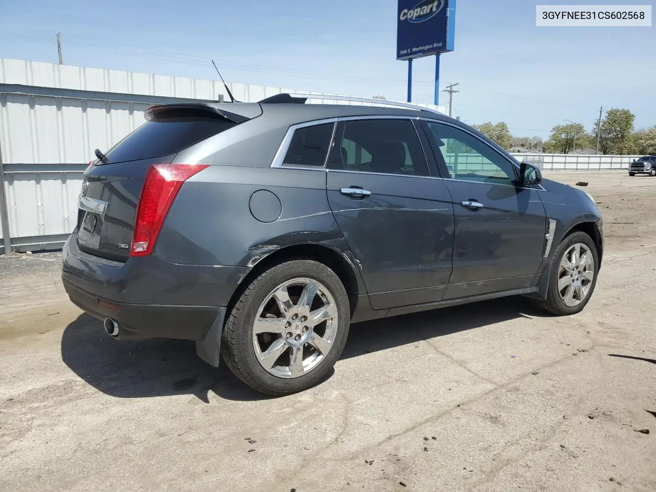 2012 Cadillac Srx Performance Collection VIN: 3GYFNEE31CS602568 Lot: 54751375