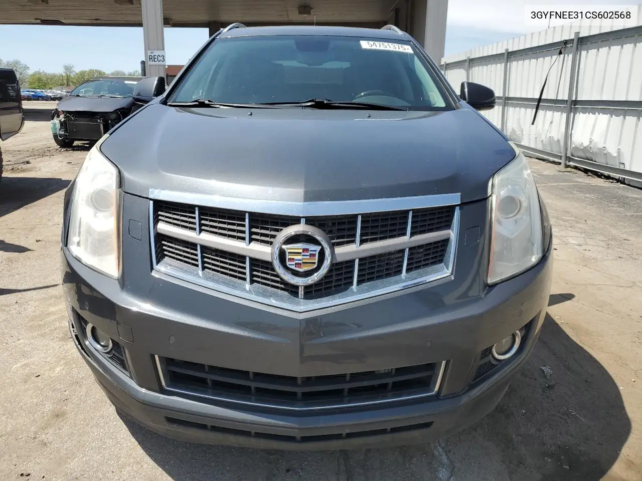 2012 Cadillac Srx Performance Collection VIN: 3GYFNEE31CS602568 Lot: 54751375