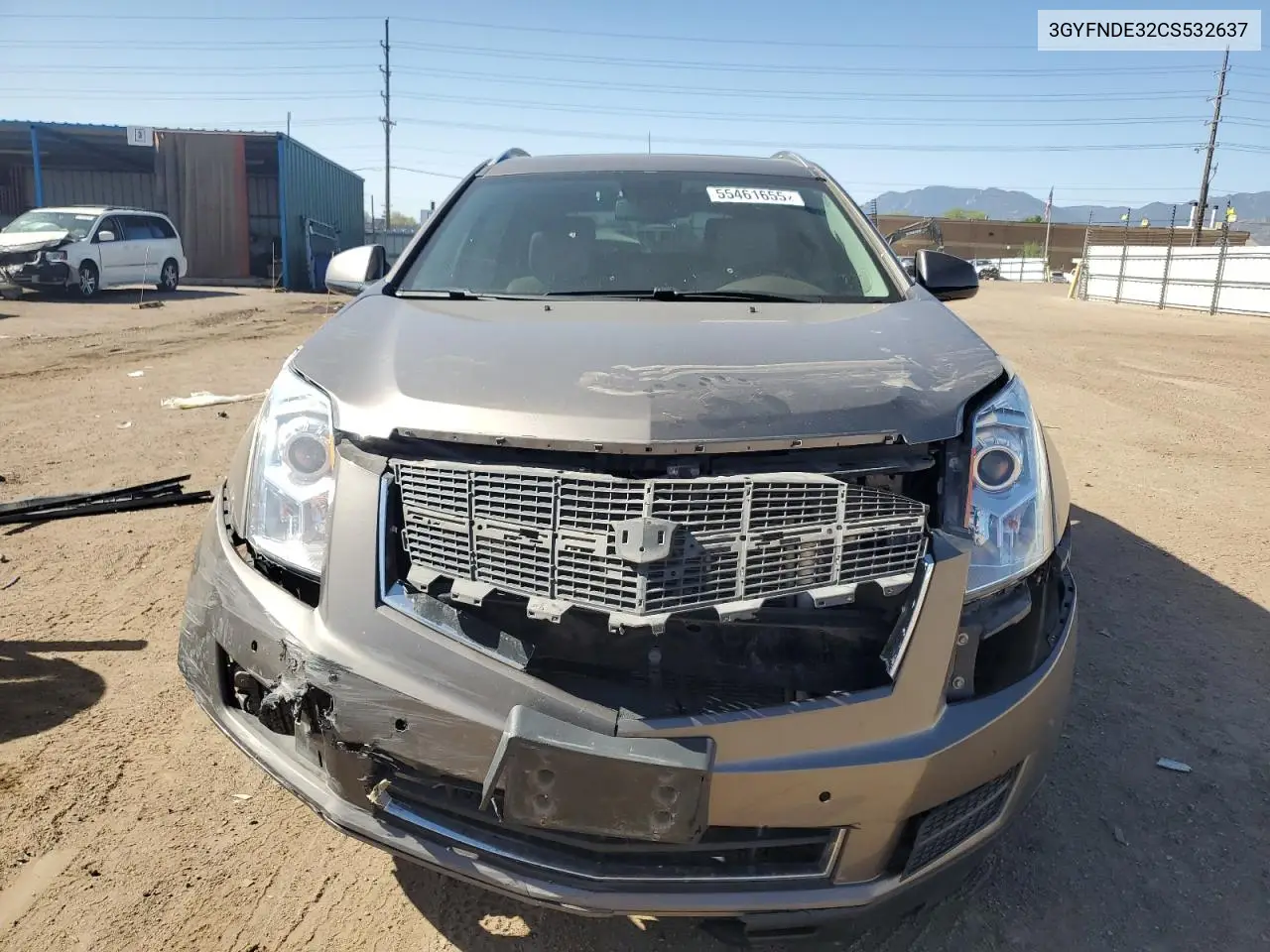 2012 Cadillac Srx Luxury Collection VIN: 3GYFNDE32CS532637 Lot: 55461655