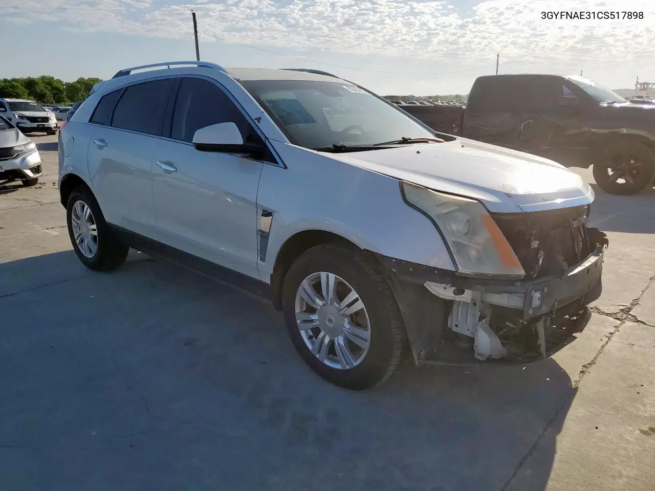 2012 Cadillac Srx Luxury Collection VIN: 3GYFNAE31CS517898 Lot: 56469885