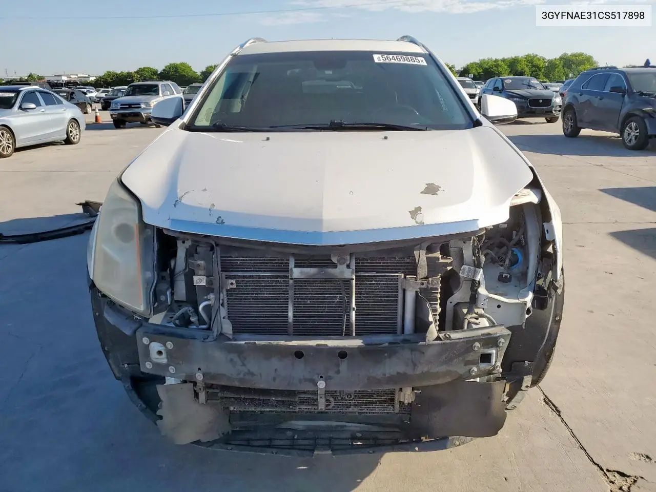 2012 Cadillac Srx Luxury Collection VIN: 3GYFNAE31CS517898 Lot: 56469885