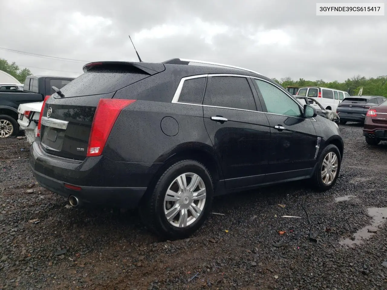 2012 Cadillac Srx Luxury Collection VIN: 3GYFNDE39CS615417 Lot: 56538225