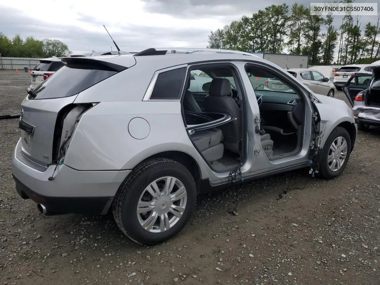 2012 Cadillac Srx Luxury Collection VIN: 3GYFNDE31CS507406 Lot: 56702645