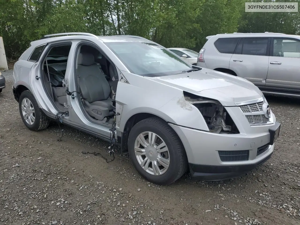 2012 Cadillac Srx Luxury Collection VIN: 3GYFNDE31CS507406 Lot: 56702645