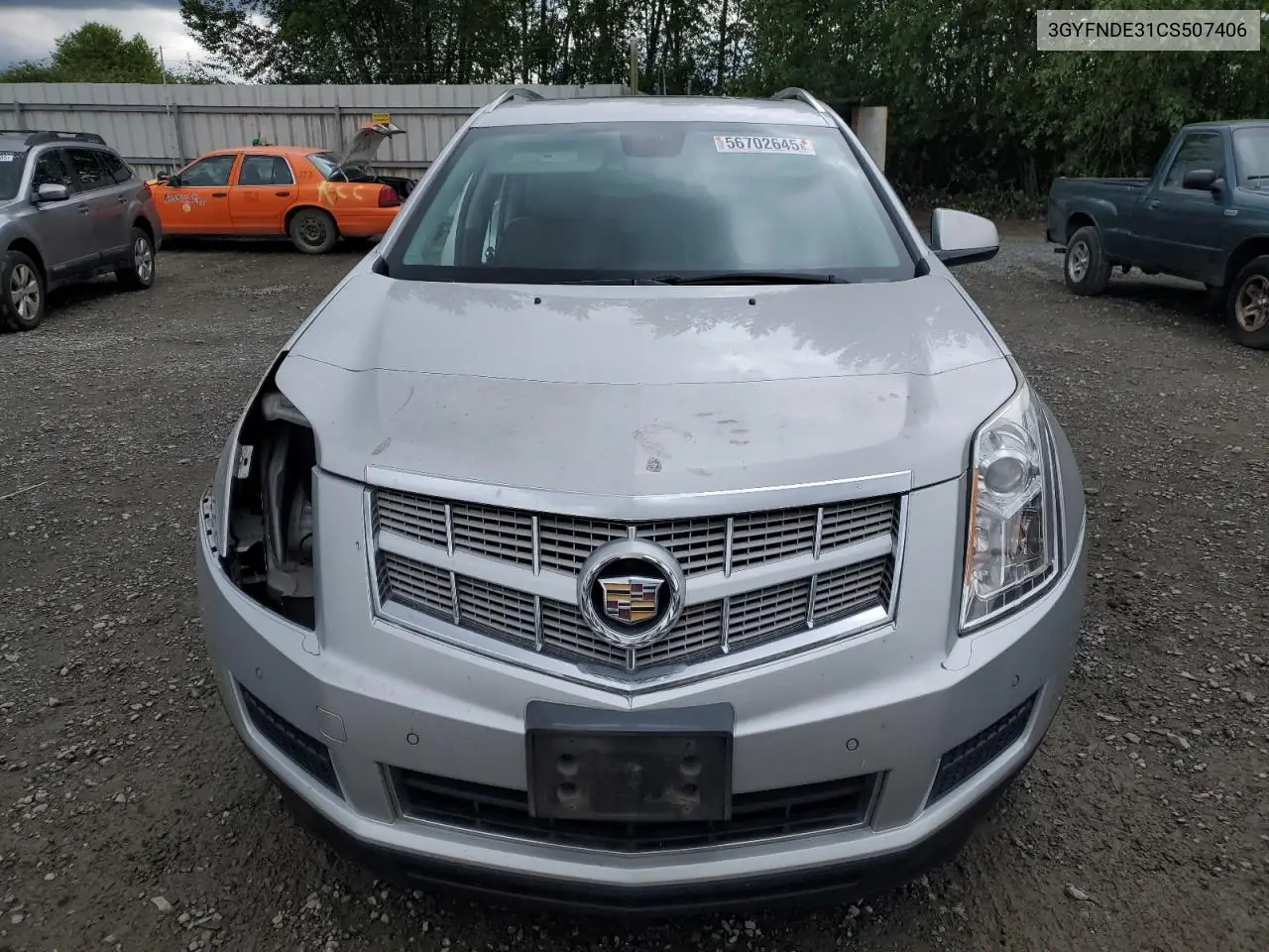 2012 Cadillac Srx Luxury Collection VIN: 3GYFNDE31CS507406 Lot: 56702645