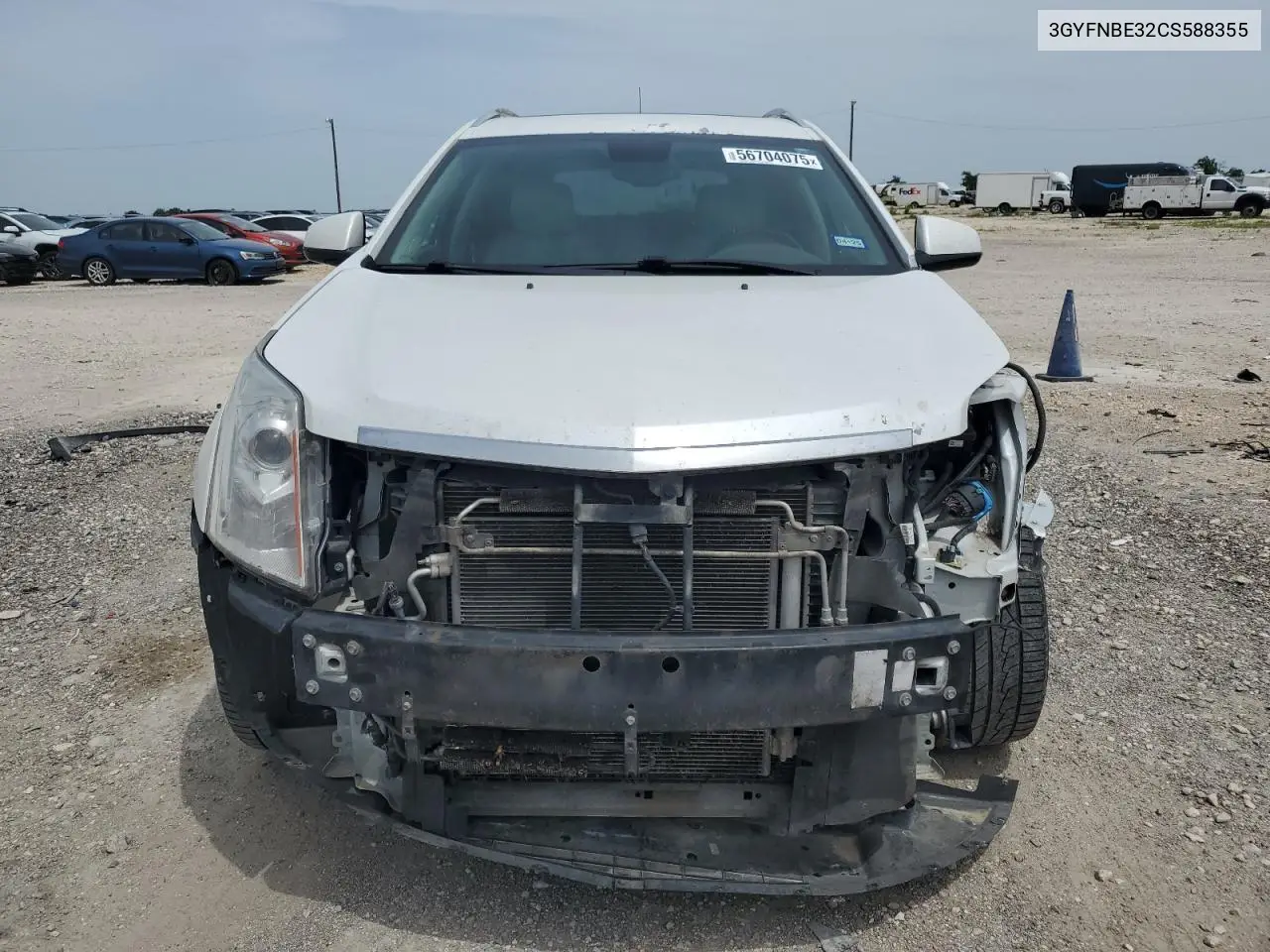 2012 Cadillac Srx Performance Collection VIN: 3GYFNBE32CS588355 Lot: 56704075