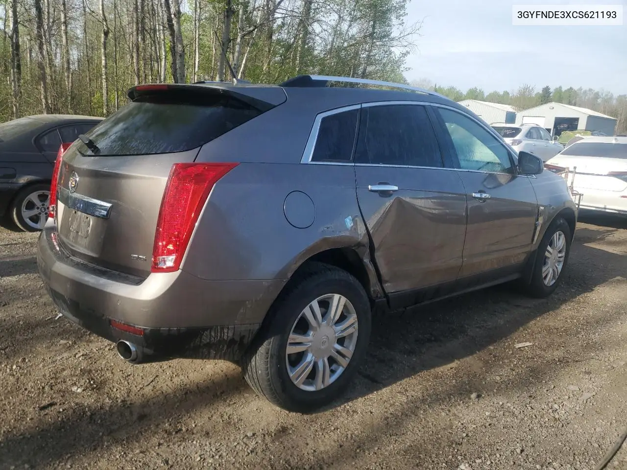 2012 Cadillac Srx Luxury Collection VIN: 3GYFNDE3XCS621193 Lot: 56824205