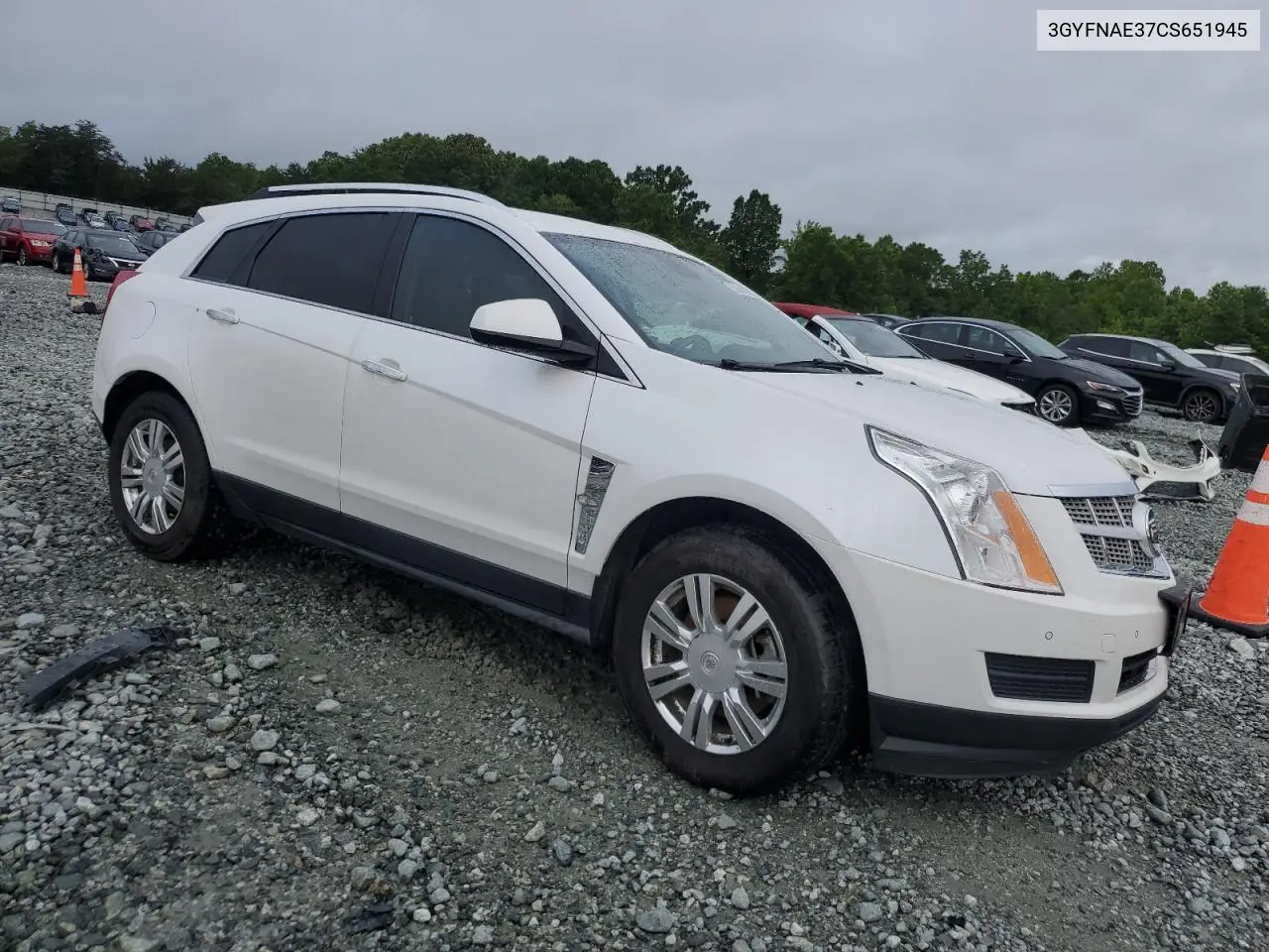 2012 Cadillac Srx Luxury Collection VIN: 3GYFNAE37CS651945 Lot: 56842905
