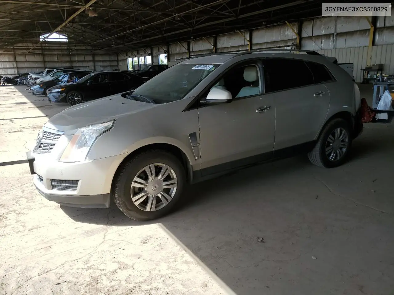 2012 Cadillac Srx Luxury Collection VIN: 3GYFNAE3XCS560829 Lot: 56979665