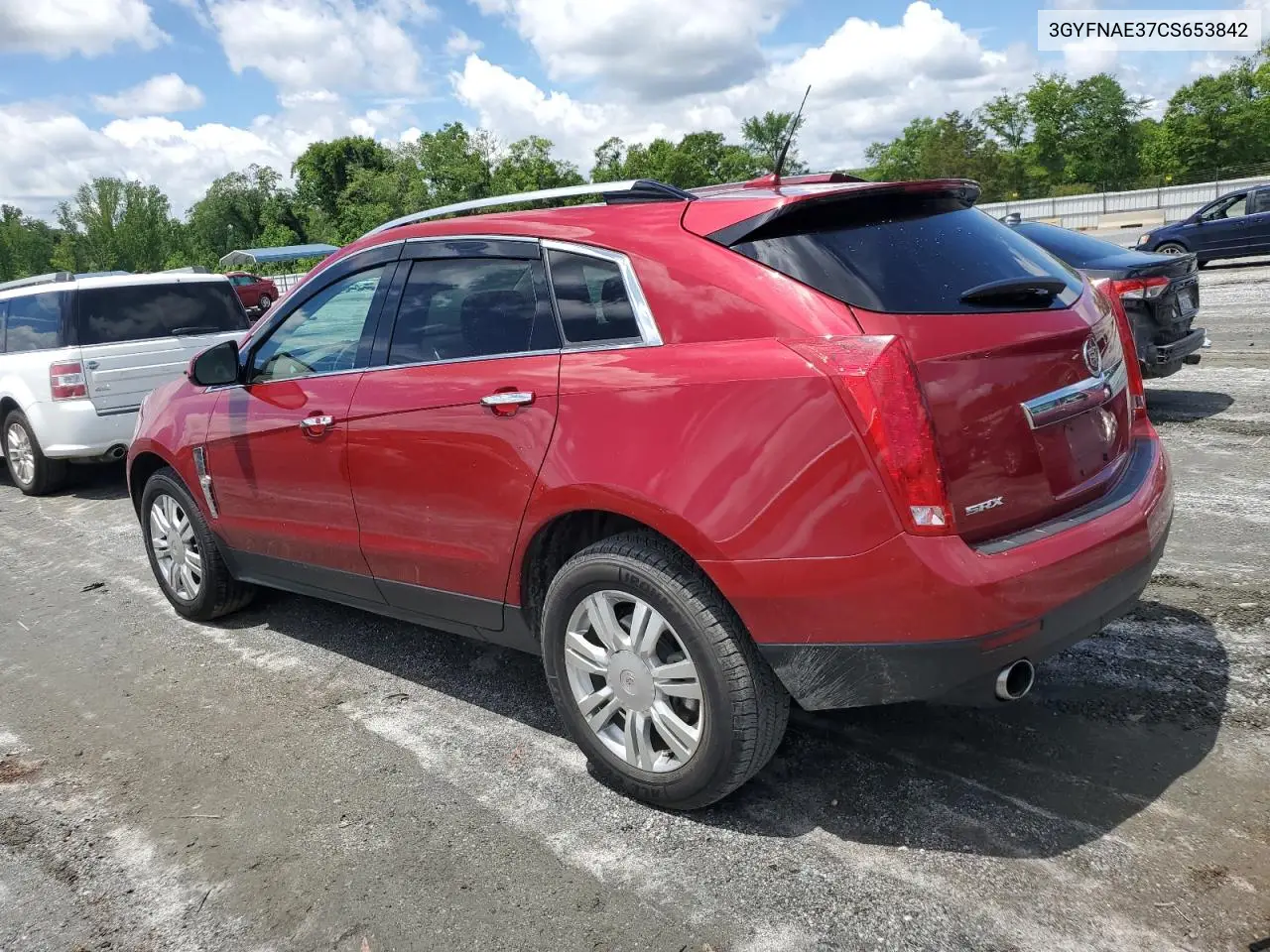 2012 Cadillac Srx Luxury Collection VIN: 3GYFNAE37CS653842 Lot: 57098045