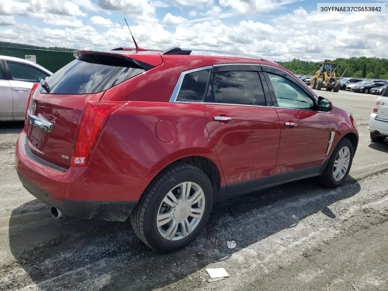 2012 Cadillac Srx Luxury Collection VIN: 3GYFNAE37CS653842 Lot: 57098045