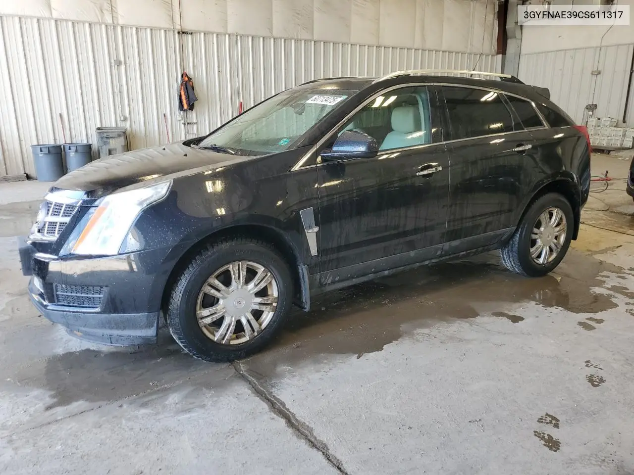 2012 Cadillac Srx Luxury Collection VIN: 3GYFNAE39CS611317 Lot: 60713475