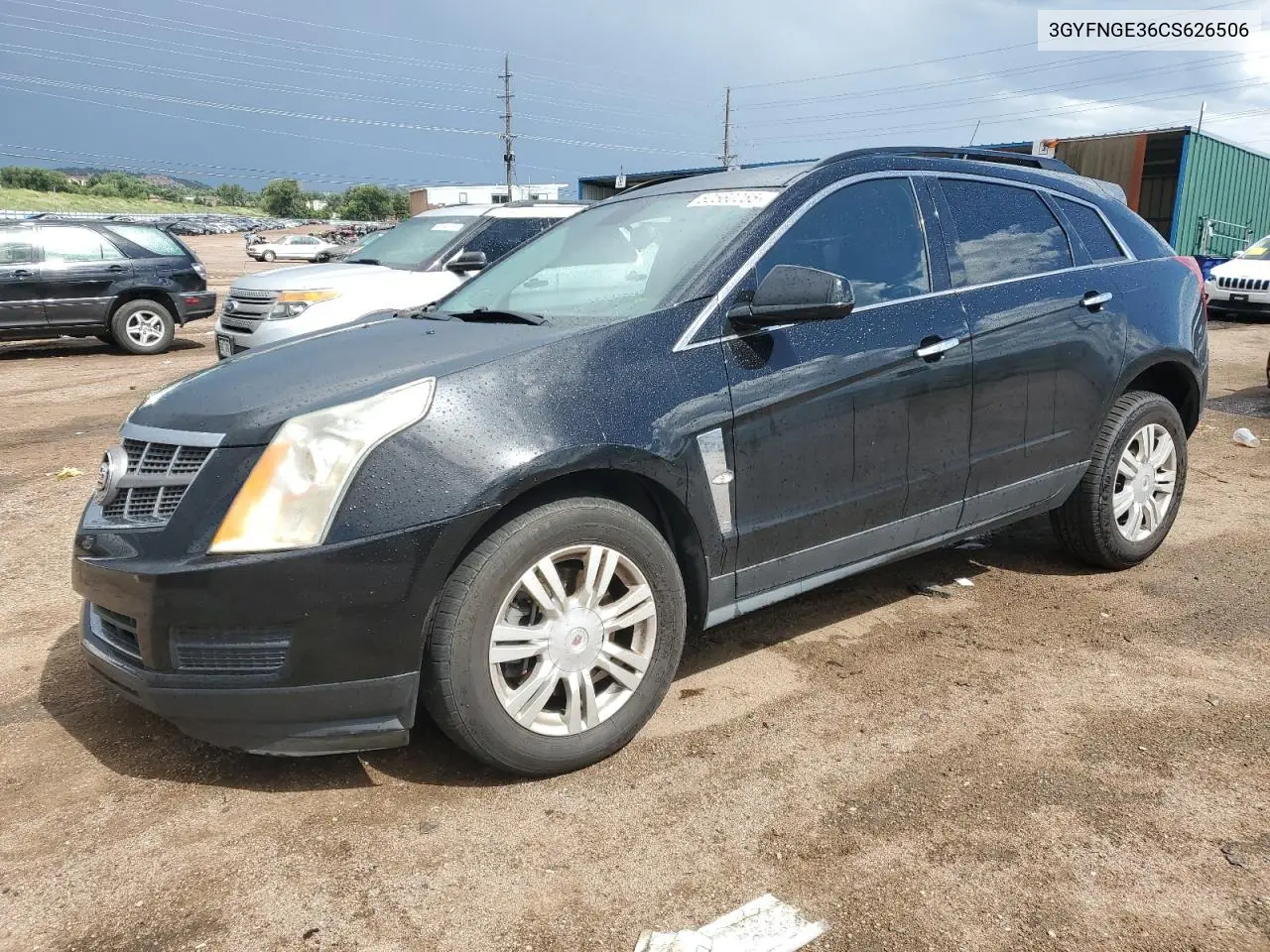 2012 Cadillac Srx VIN: 3GYFNGE36CS626506 Lot: 62560255
