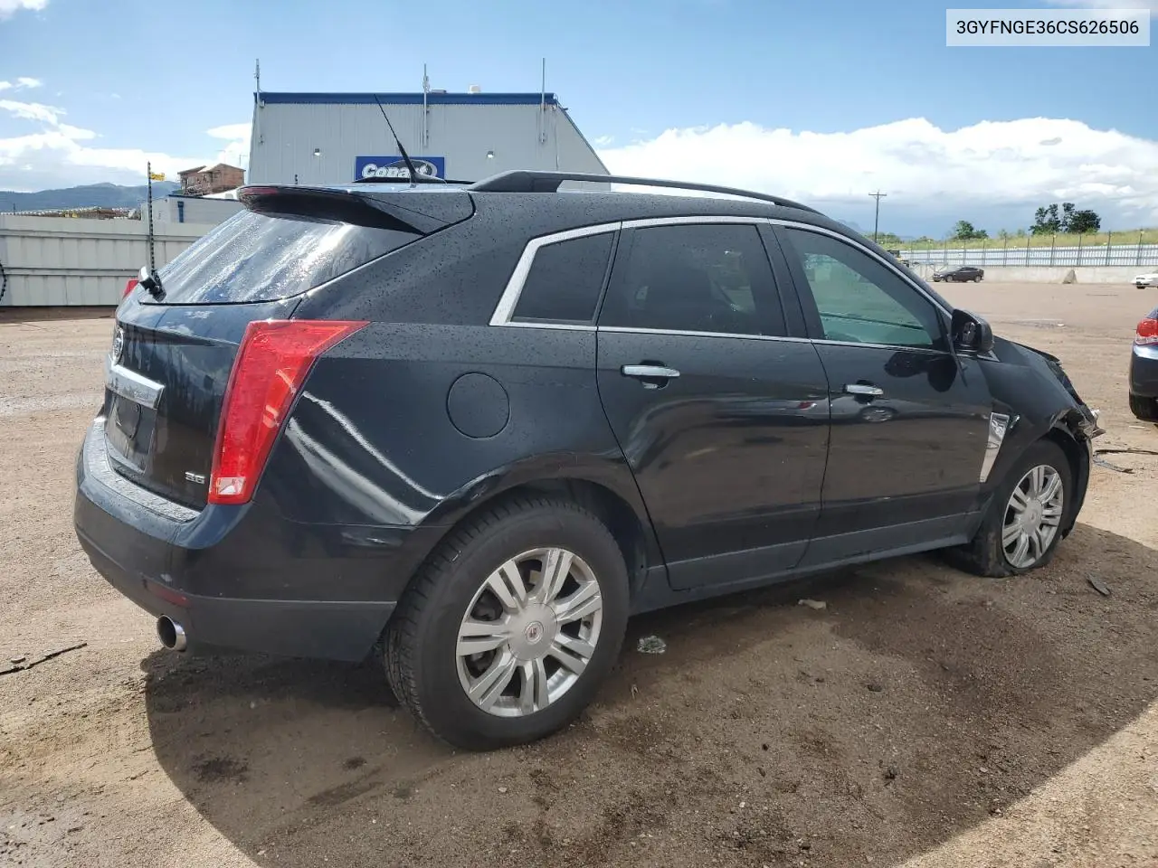 2012 Cadillac Srx VIN: 3GYFNGE36CS626506 Lot: 62560255