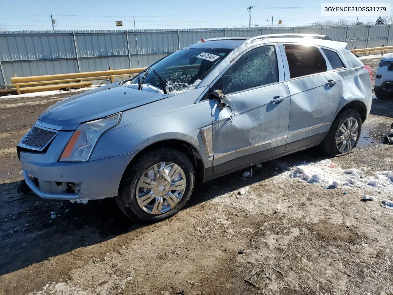 2013 Cadillac Srx Luxury Collection VIN: 3GYFNCE31DS531779 Lot: 46076545
