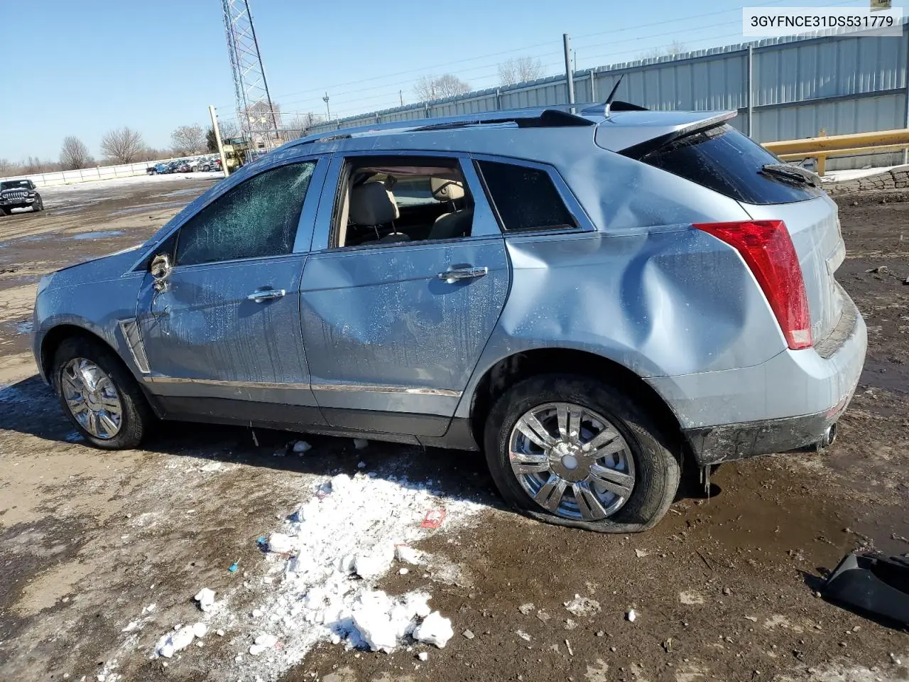2013 Cadillac Srx Luxury Collection VIN: 3GYFNCE31DS531779 Lot: 46076545