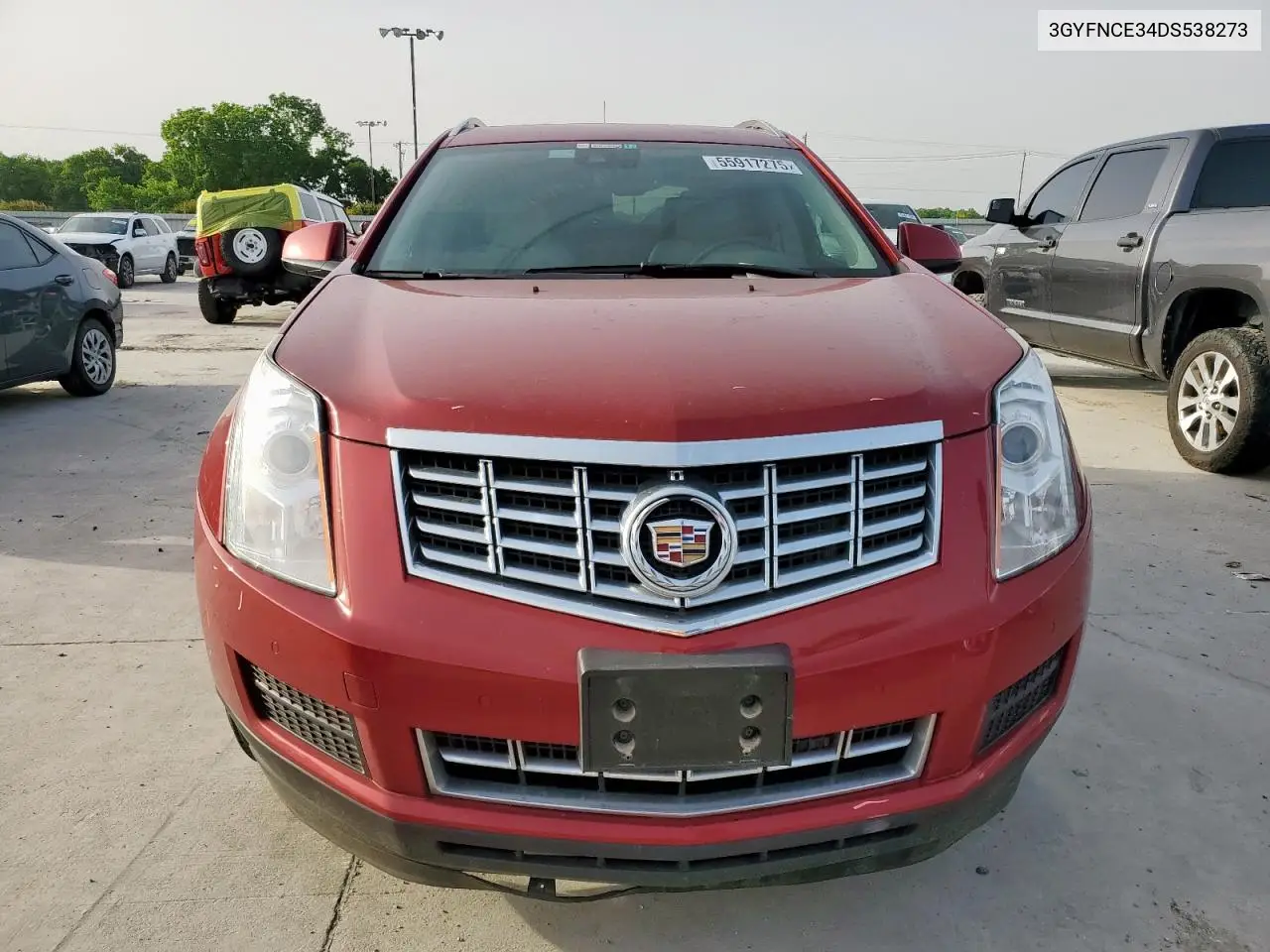 2013 Cadillac Srx Luxury Collection VIN: 3GYFNCE34DS538273 Lot: 55917275