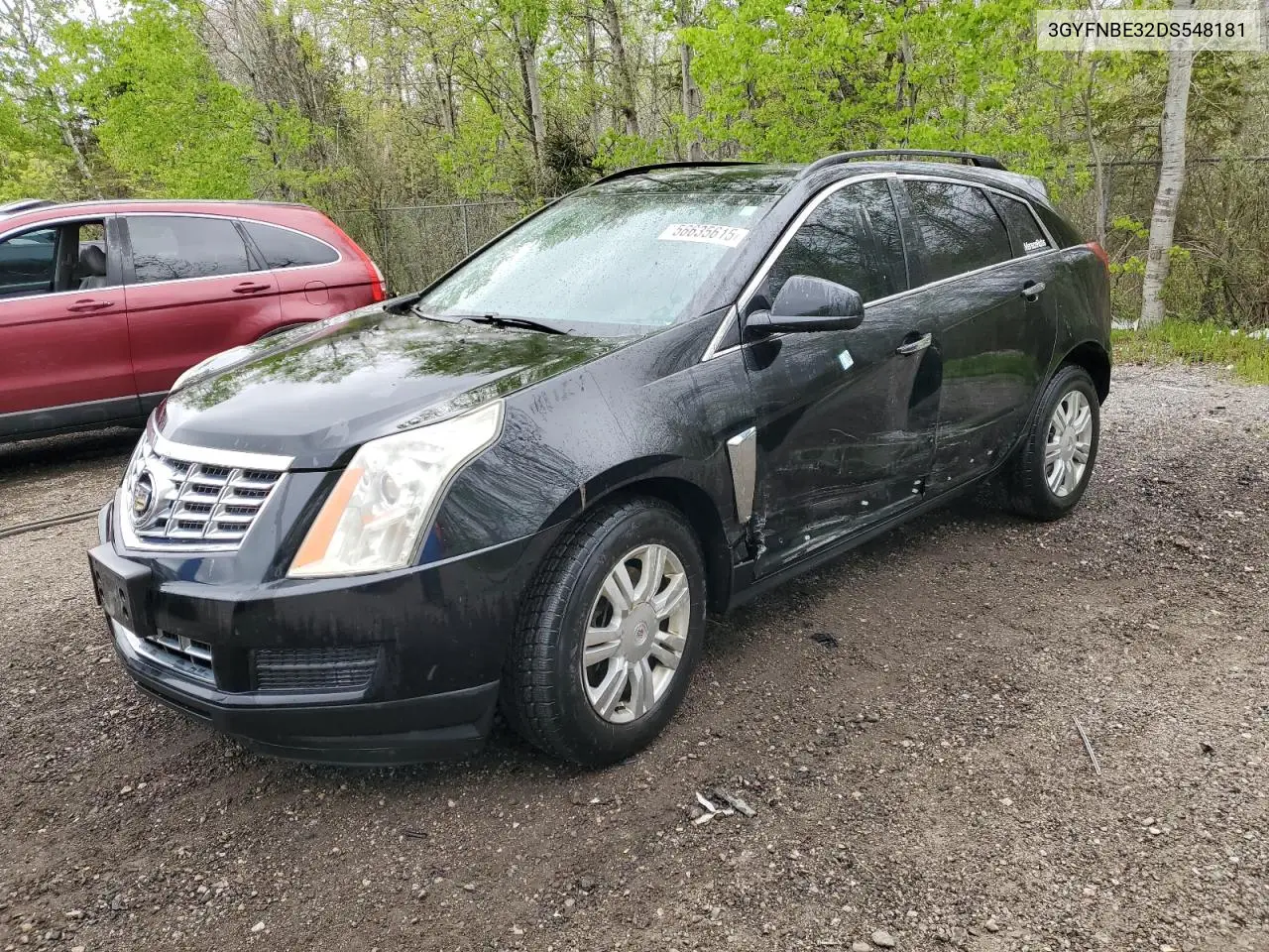 2013 Cadillac Srx VIN: 3GYFNBE32DS548181 Lot: 56635615