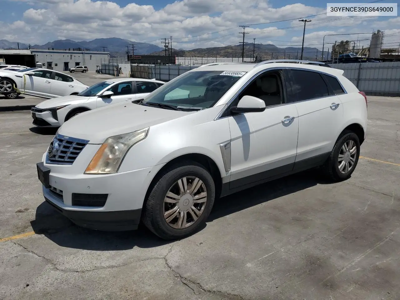 2013 Cadillac Srx Luxury Collection VIN: 3GYFNCE39DS649000 Lot: 56938985