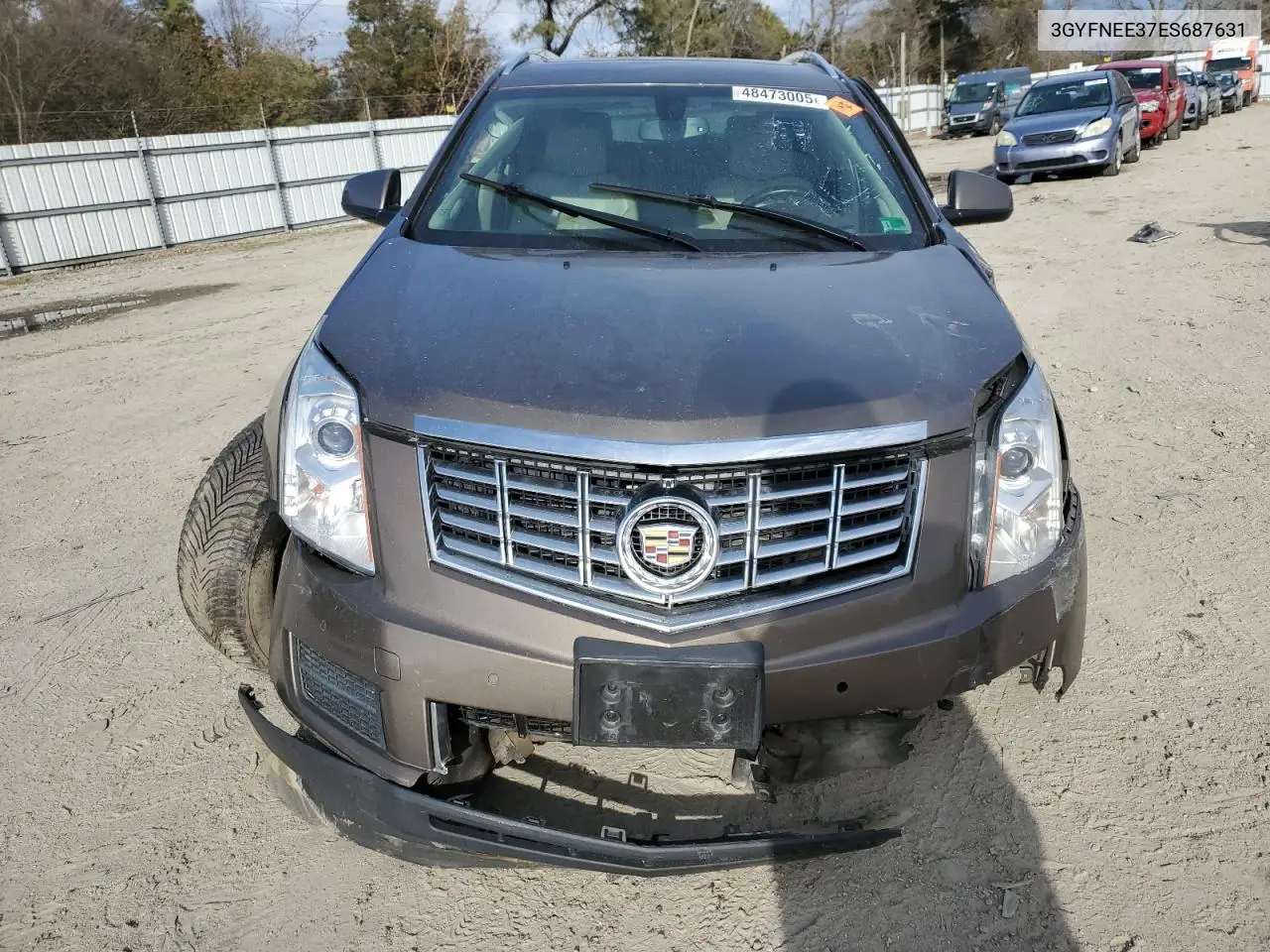 2014 Cadillac Srx Luxury Collection VIN: 3GYFNEE37ES687631 Lot: 48473005