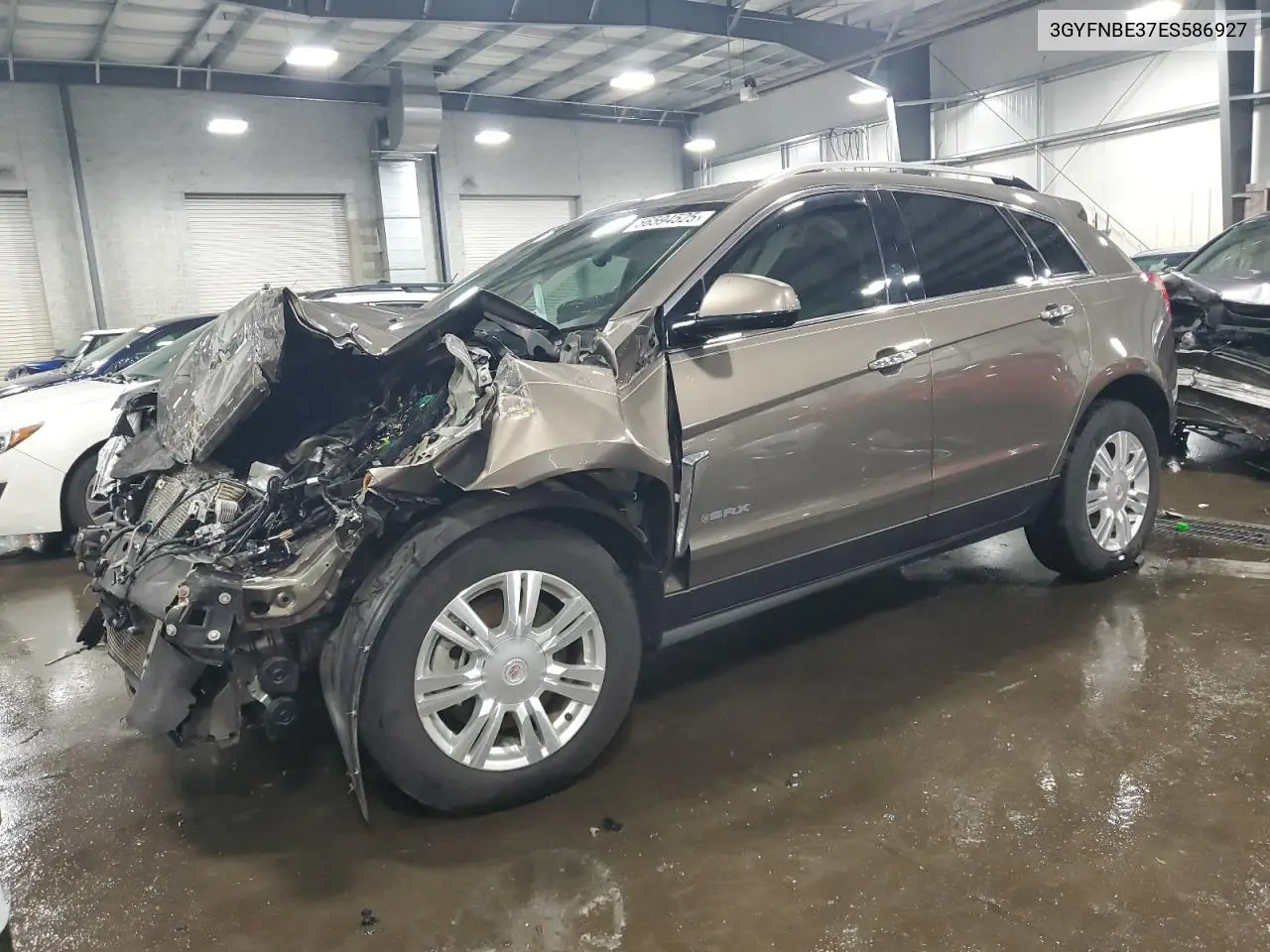 2014 Cadillac Srx Luxury Collection VIN: 3GYFNBE37ES586927 Lot: 56594525