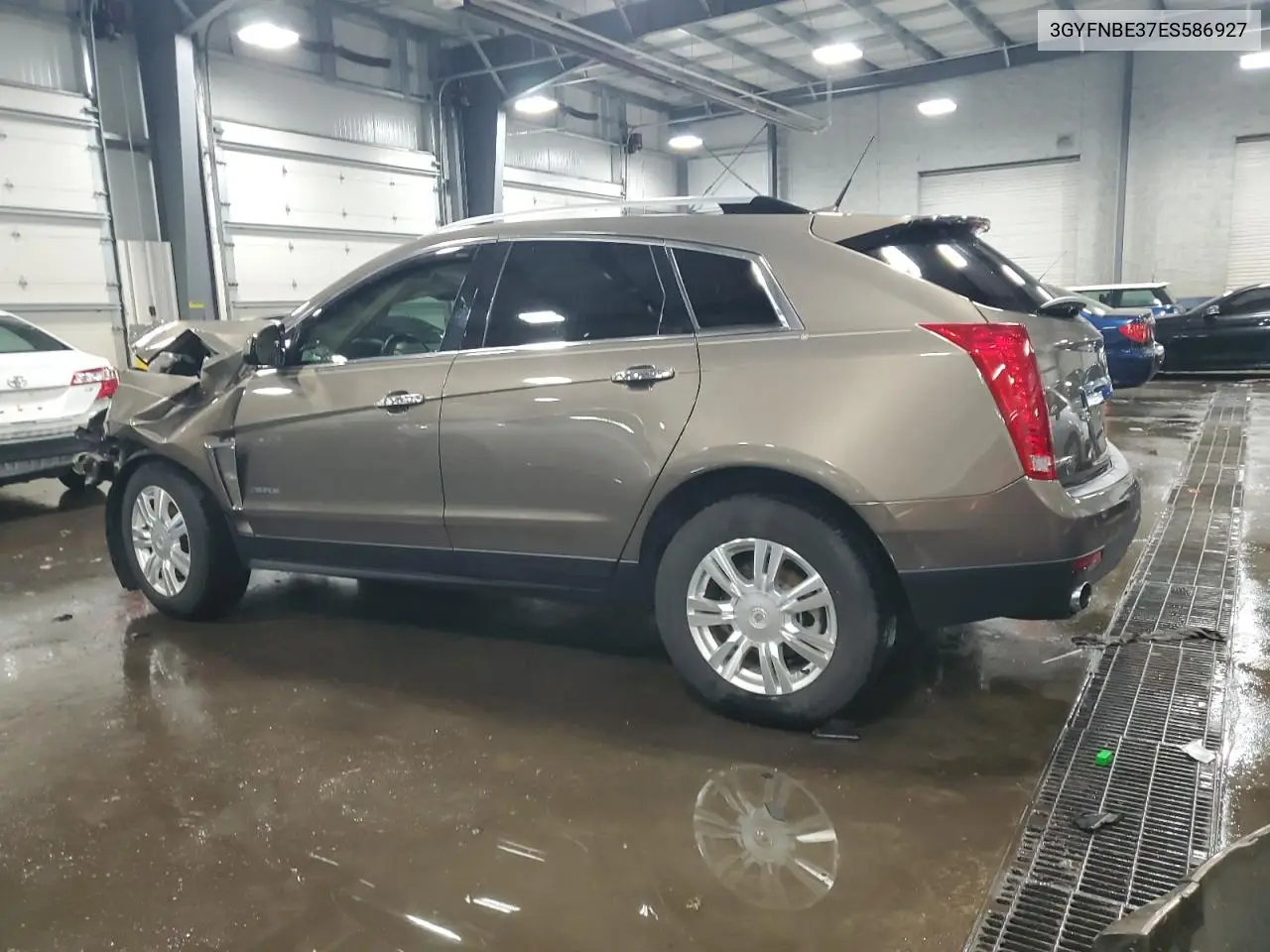2014 Cadillac Srx Luxury Collection VIN: 3GYFNBE37ES586927 Lot: 56594525