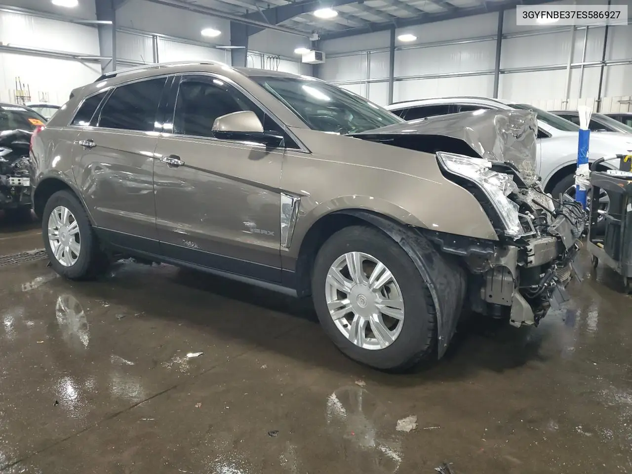 2014 Cadillac Srx Luxury Collection VIN: 3GYFNBE37ES586927 Lot: 56594525